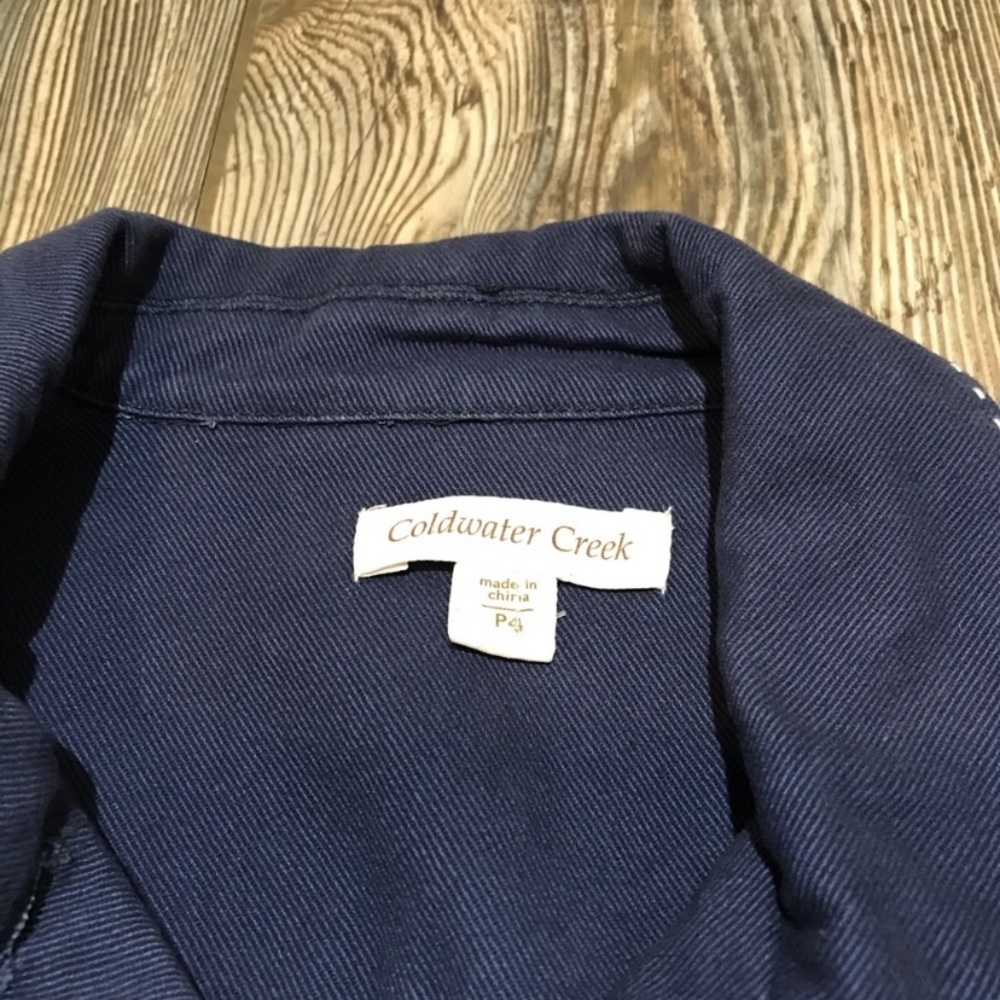 Coldwater Creek 100% Cotton Jacket. - Picture 4 of 8